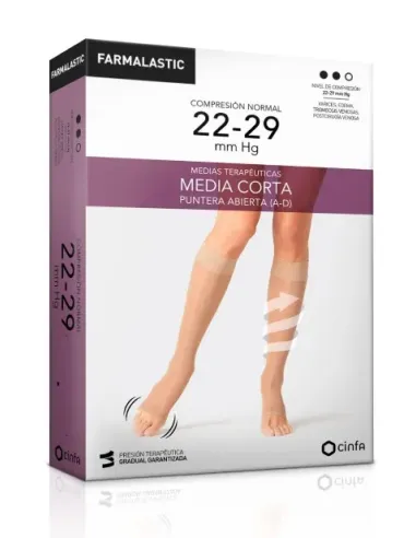 Media corta puntera abierta 22-29 mmHg