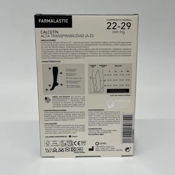 Calcetín compresion anti-olor 22-29 mmHg. 2