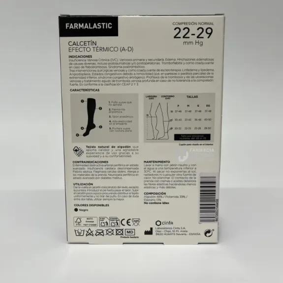 CALCETIN COMPRESION NORMAL EFECTO TERMICO FARMALASTIC 2