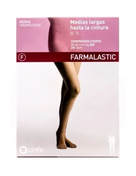 MEDIA LARGA HASTA CINTURA COMPRESION FUERTE FARMALASTIC
